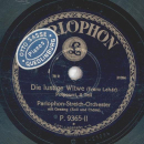 Parlophon-Streich-Orchester - Die lustige Witwe, Potpourri Teil I und II