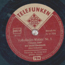Die kleine Dorfmusik - Im Krug zum grünen Kranze / Volkslieder-Walzer Nr. 1