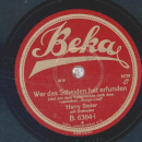 Harry Steier - Wer das Scheiden hat erfunden / Ich hab den Frühling gesehen