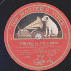 Philadelphia Symphony Orchestra - Symphony No. 8 in B Minor 1st Mov-Allwegro moderato / Symphony No. 8 in B Minor 2nd Mov-Andante con moto