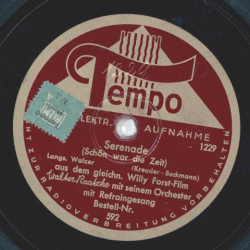 Refraingesang / Max Mensing - Serenade (Schön war die Zeit) / Mutterlied