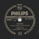 Frankie Laine - Your cheatin heart / I believe 