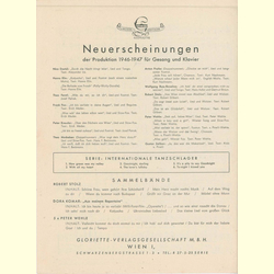 Notenheft / music sheet - Mariandl