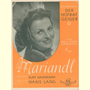 Notenheft / music sheet - Mariandl