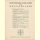 Notenheft / music sheet - Hab Dank für alle...