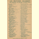 Notenheft / music sheet - Chanson Des Gouttes