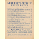Notenheft / music sheet - Wann der Steffel wieder wird so...