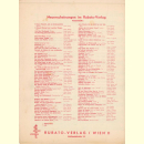 Notenheft / music sheet - I red wie der Schanbel gwachsn is
