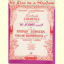 Notenheft / music sheet - We Kiss In A Shadow