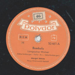 Margot Eskens - Bombalu / Nur wer liebt, kennt das Glück und das Leid