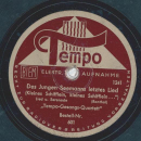 Die vier Richters / Tempo-Gesangs-Quartett - Am Hafen steht der alte Kapitän / Des Jungen Seemanns letztes Lied 