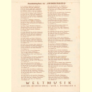 Notenheft / music sheet - Chimborasso