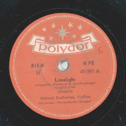 Helmut Zacharias - Limelight / Eisprinzessin
