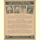 Notenheft / music sheet - Alone with my dreams