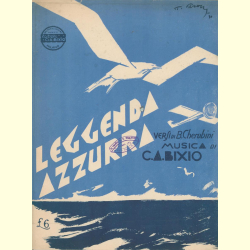 Notenheft / music sheet - Leggeda Azzurra