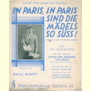 Notenheft / music sheet - In Paris, in Paris sind die...