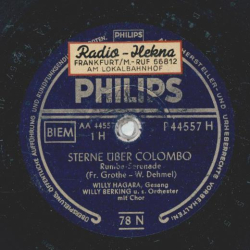 Willy Hagara - Sterne über Colombo / Eine Melodie geht um die Welt