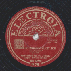 Rudolf Schock - Freundlich blick ich / O wie so trügerisch