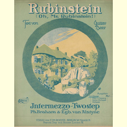 Notenheft / music sheet - Rubinstein