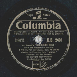 The Starlight Roof Orchestra: Guy Daines - Starlight Roof (3+4)