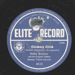 Eddie Brunner - No can do / Chickery Chick