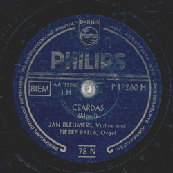 Jan Bleumers, Pierre Palla - Czardas / Serenata