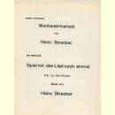 Notenheft / music sheet - Wach auf, deutsche Wachau