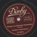 Orchester mit Refraingesang - Rosestock, Holderblüt / Herrgott, am blühenden Neckarstrand