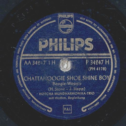 Hotcha Trio - Chattanoogie Shoe Shine Boy / Honeysuckle Rose