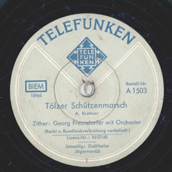 Georg Freundorfer - Gailthaler Jgermarsch / Tlzer Schtzenmarsch