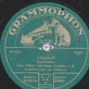 Franz Völker - Heimweh / Ungeduld
