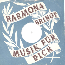 Original Harmona Cover fr 25er Schellackplatten A9 C