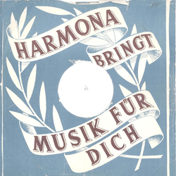 Original Harmona Cover fr 25er Schellackplatten A9 C