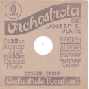 Original Orchestrola Cover für 25er Schellackplatten A6 B