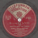 Walter von Lennep / Richters Gesangsgitarristen - Du kris mich nit, Marie! / Einsame Liebe