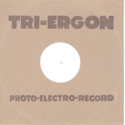 Original TriErgon Cover für 25er Schellackplatten A3 A