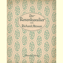 Notenheft / music sheet - Der Rosenkavalier