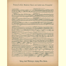 Notenheft / music sheet - Hab ein blaues Himmelbett