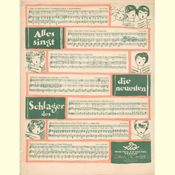 Notenheft / music sheet - Weiber, Oh