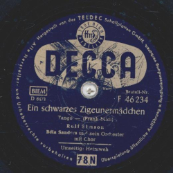 Rolf Simson - Ein schwarzes Zigeunermädchen / Heimweh