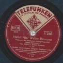 Adalbert Lutter - Hallo! Hier Walter Bromme, Potpourri der schönsten Schlagermelodien Teil I und II 
