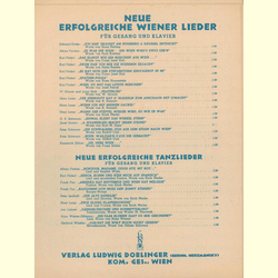 Notenheft / music sheet - In einem kleinen Cafe in Hernals