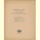 Notenheft / music sheet - Melodie der Liebe