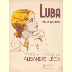 Notenheft / music sheet - Luba