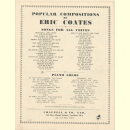 Notenheft / music sheet - Covent Garden