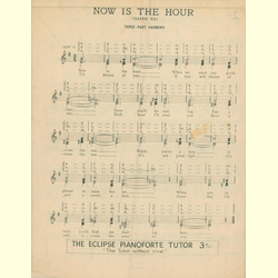 Notenheft / music sheet - Now Is The Hour