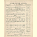 Notenheft / music sheet - Goodnight Vienna