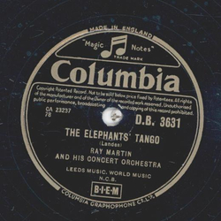 Ray Martin - Blue Mirage / The Elephants Tango