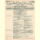 Notenheft / music sheet - In der Brasserie von Saint Cloud