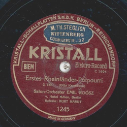 Emil Roosz - Erstes Rheinlnder-Potpourri Teil I und II